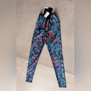 Terez Multicolor Patterned Leggings, XS, NWT